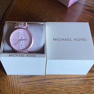 Michael Kors pink watch